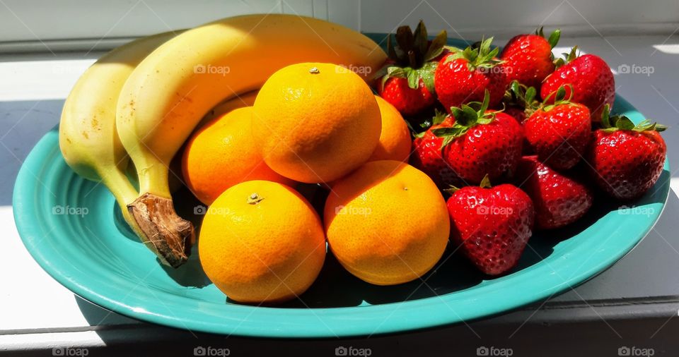 bird's eye view fruit