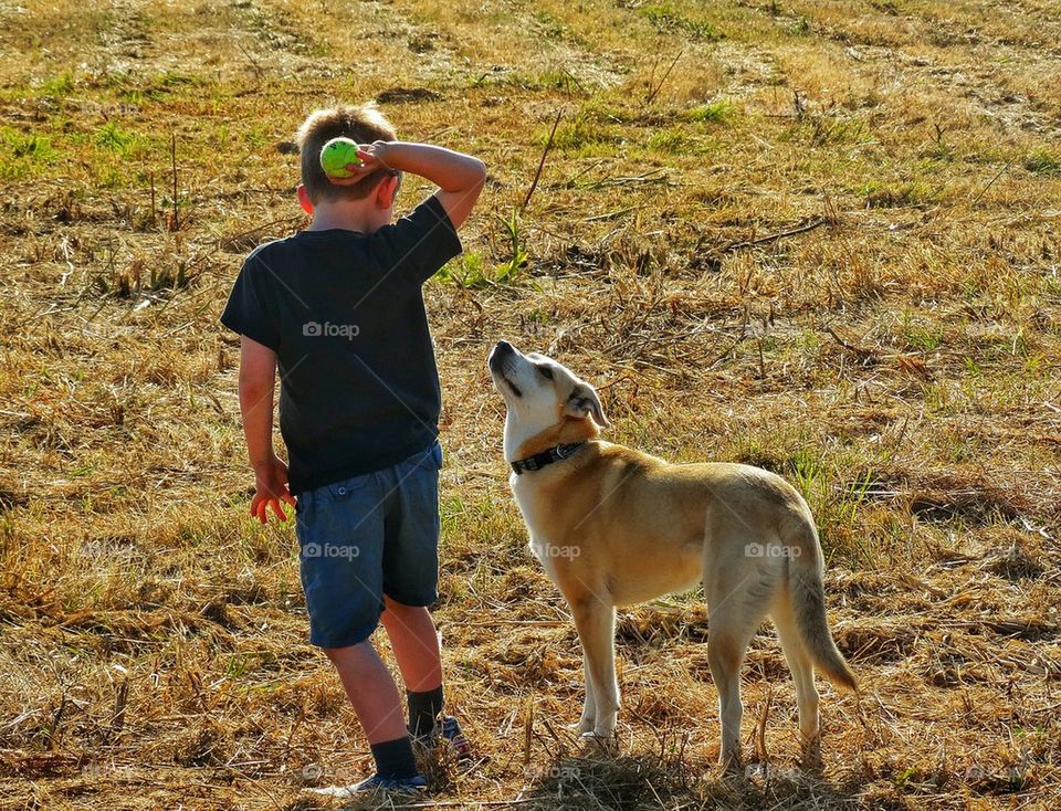 Boy and his dog