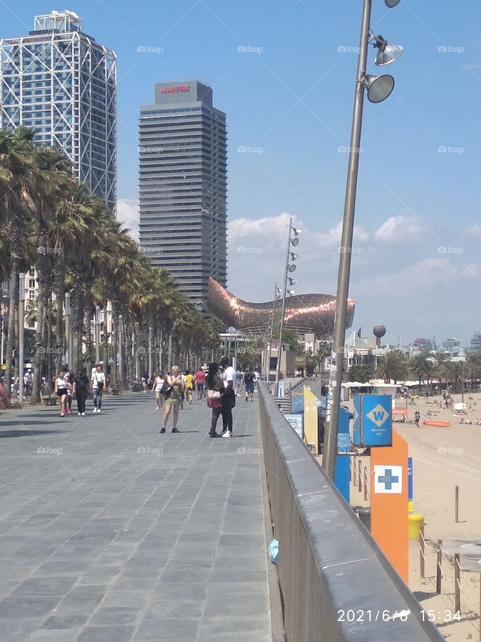 paseo de la Barceloneta