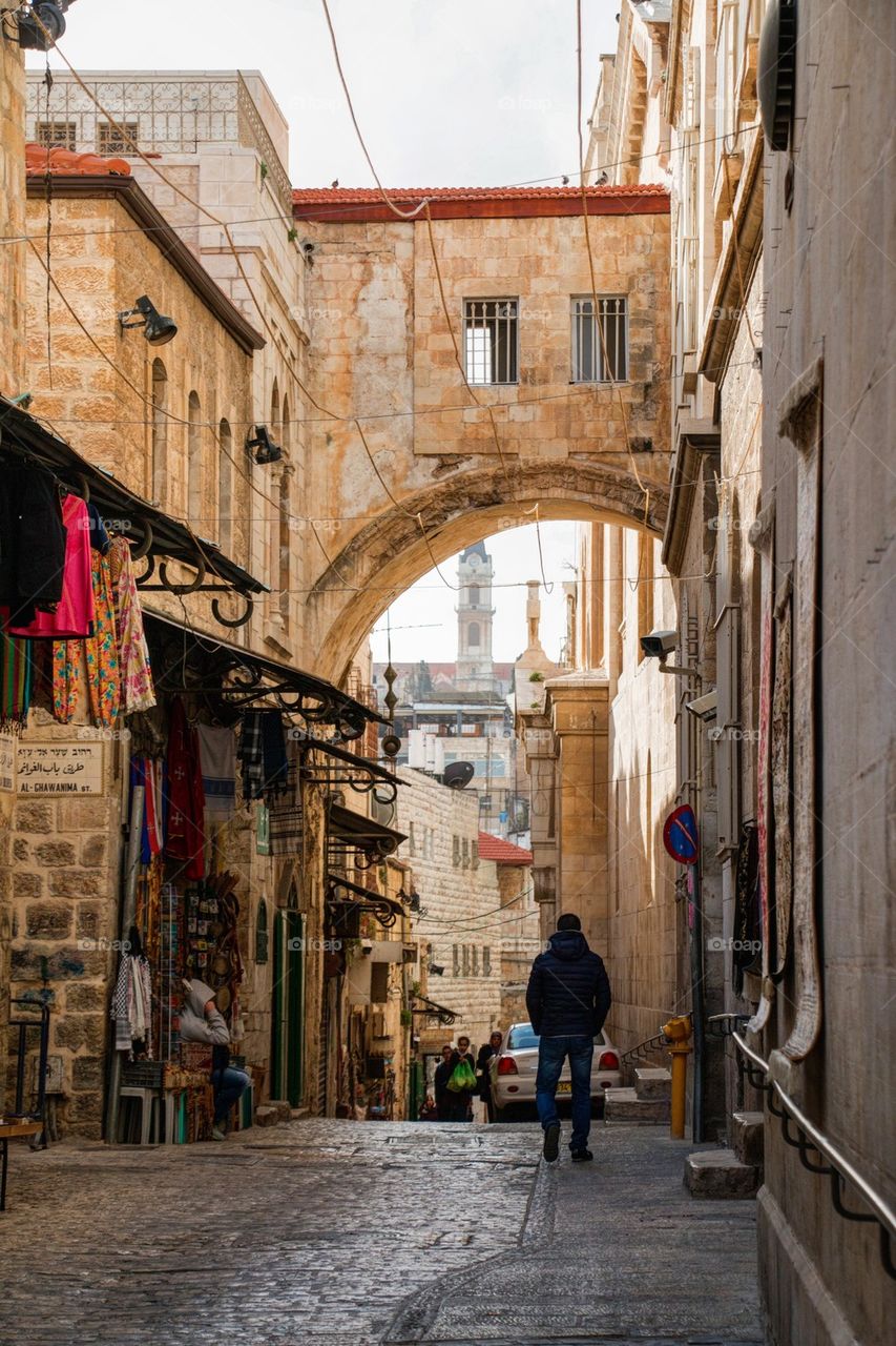 Walking through Jerusalem 