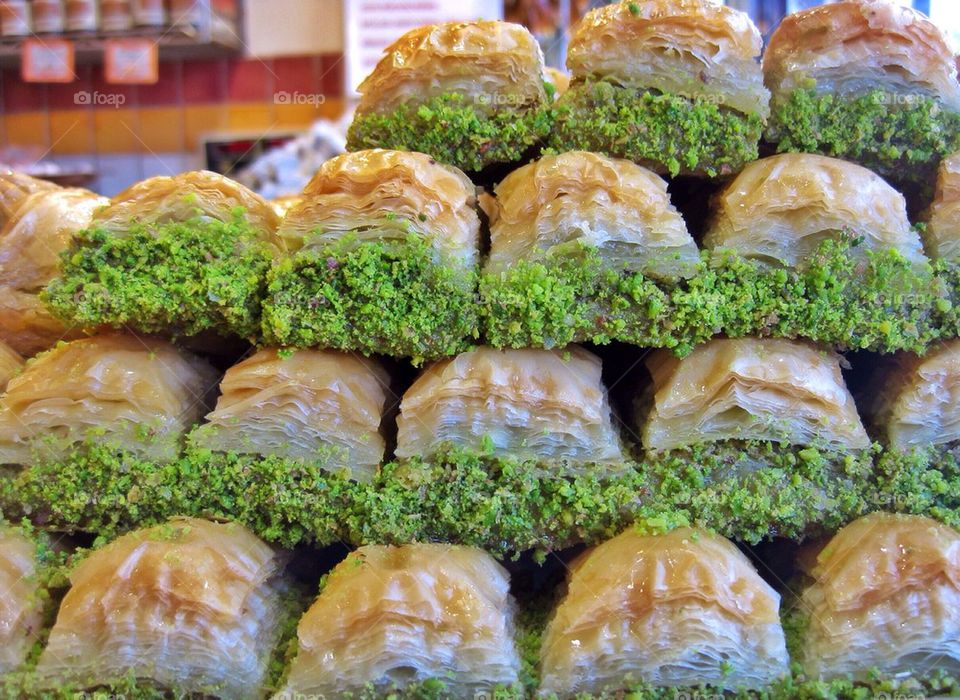 Turkish baklavas
