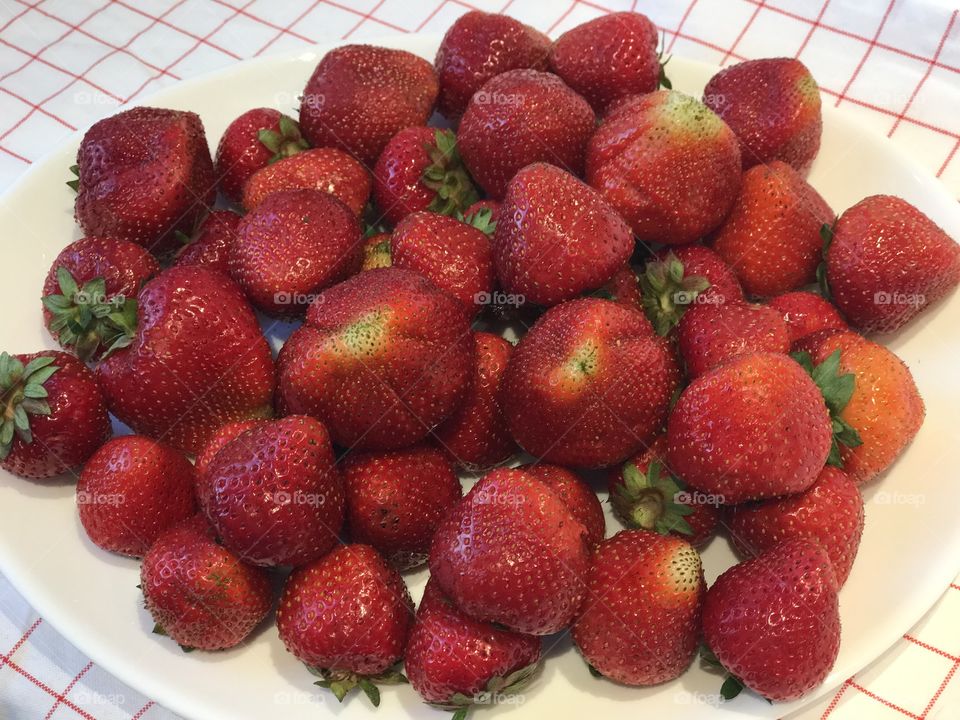 Close-up strawberry.