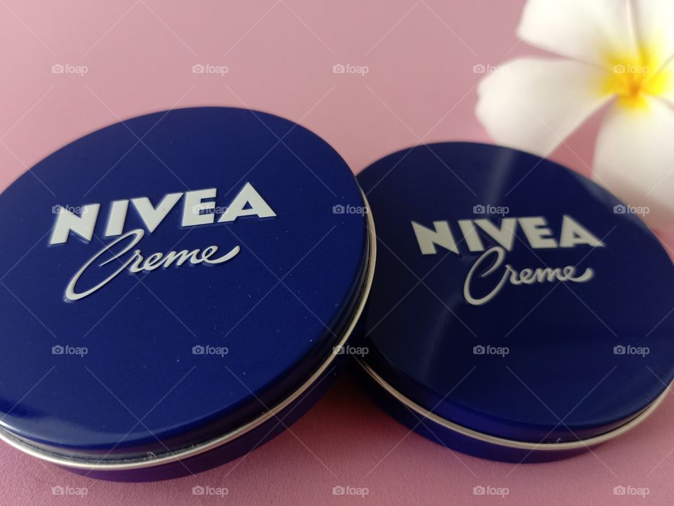 Beautiful Flower with NIVEA