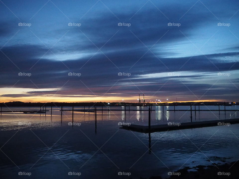 Sunset, Water, Dawn, No Person, Dusk