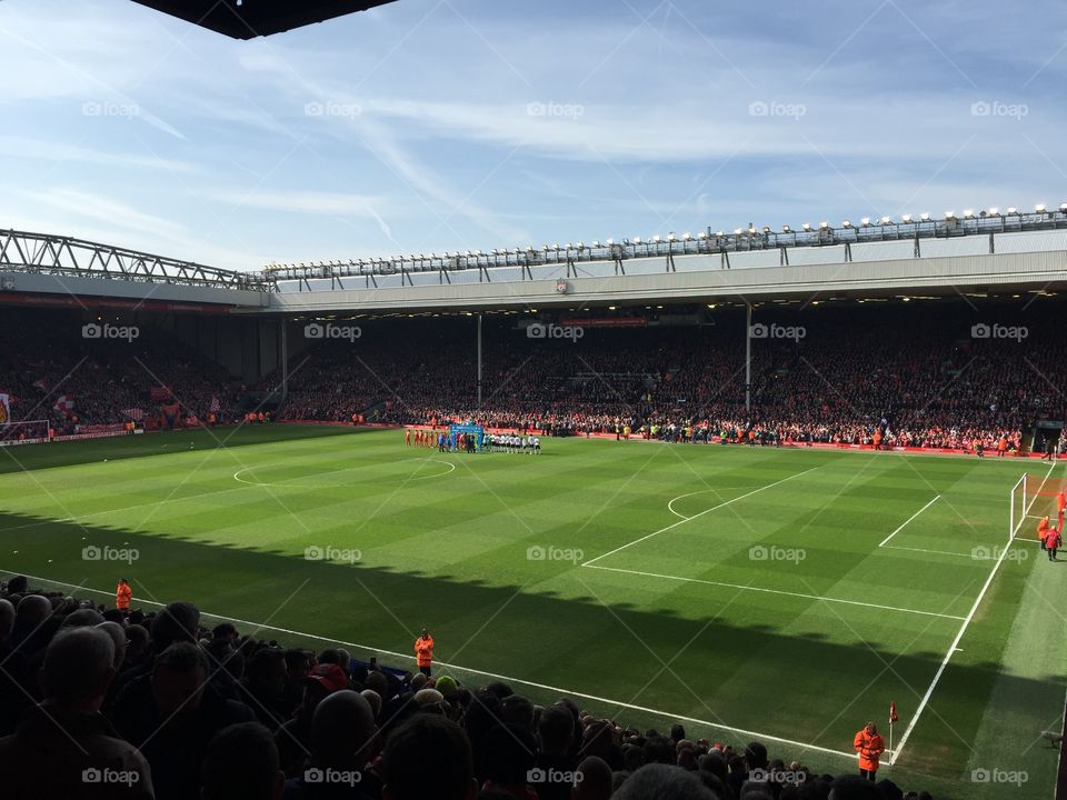 Anfield. Liverpool vs ManUnited
