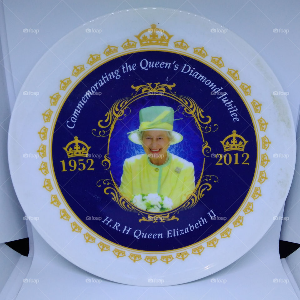 Queen Elizabeth Jubilee Decor Plate