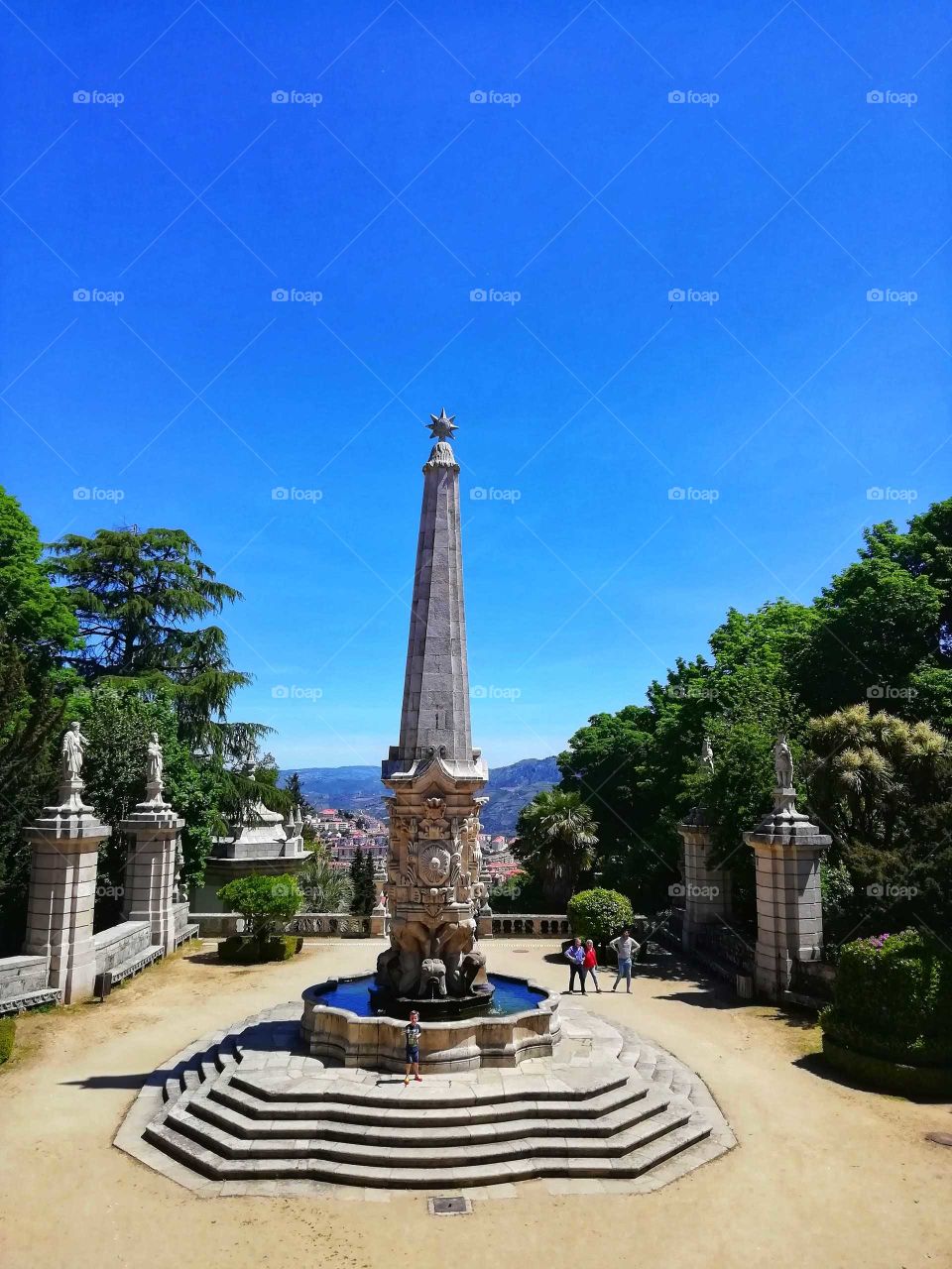 Santuário de Nossa Senhora dos Remédios in Lamego, Portugal