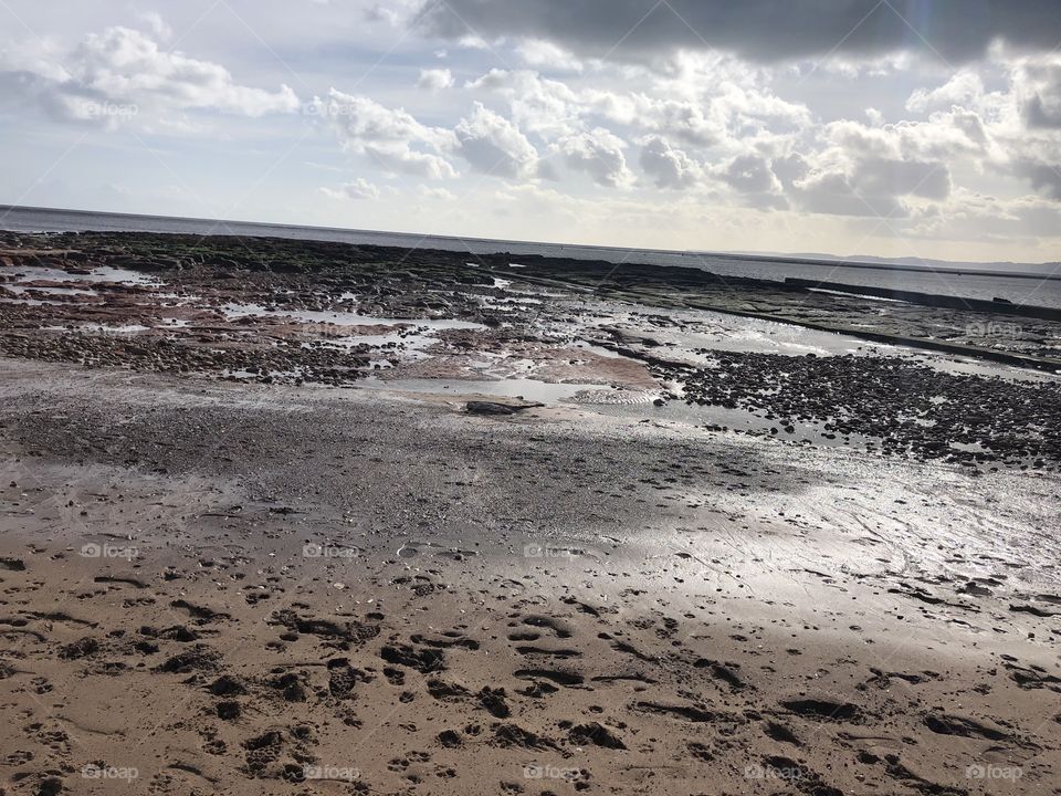 I was able to capture the winter sunshine, over this lovely section of Exmouth beach in Devon, UK.