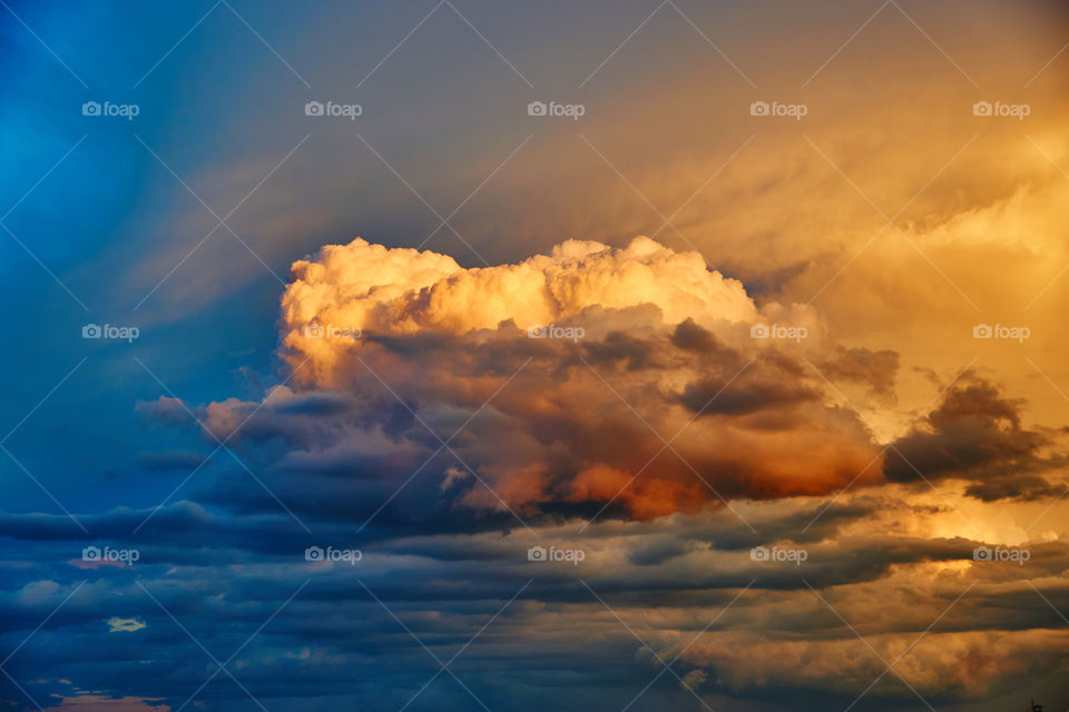 Colorful cloud - open sky