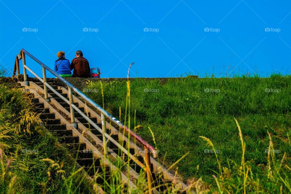 Together enjoying the view