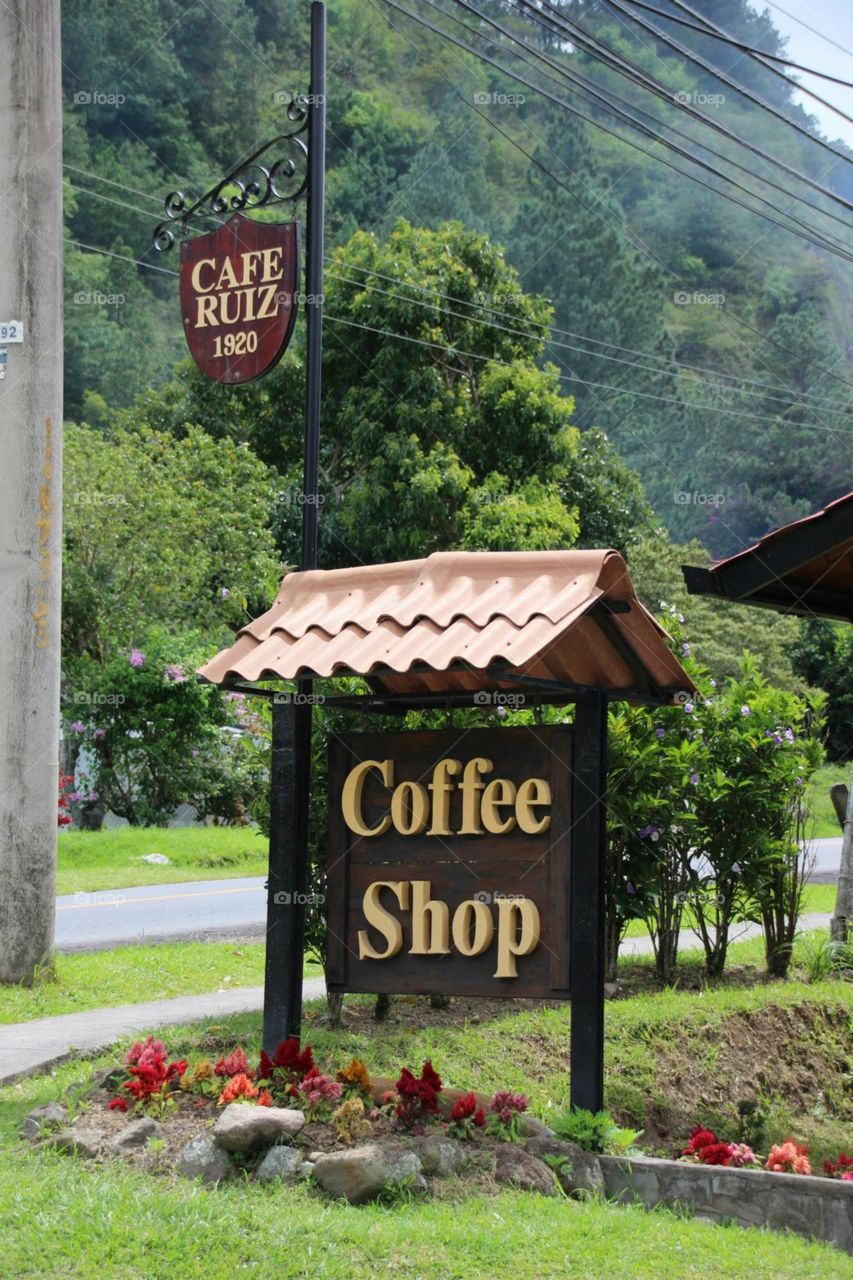 Panamanian coffee shop