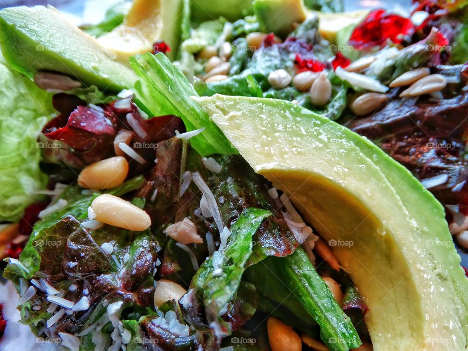 Avocado Salad With Cranberries
