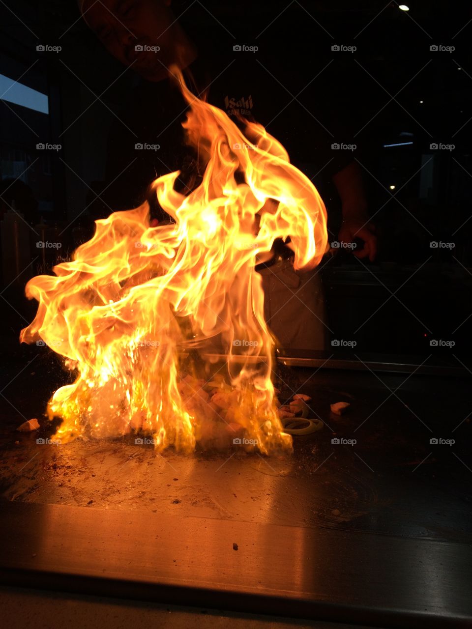 Teppanyaki Fire Dragon at a Japanese kitchen in Birmingham 