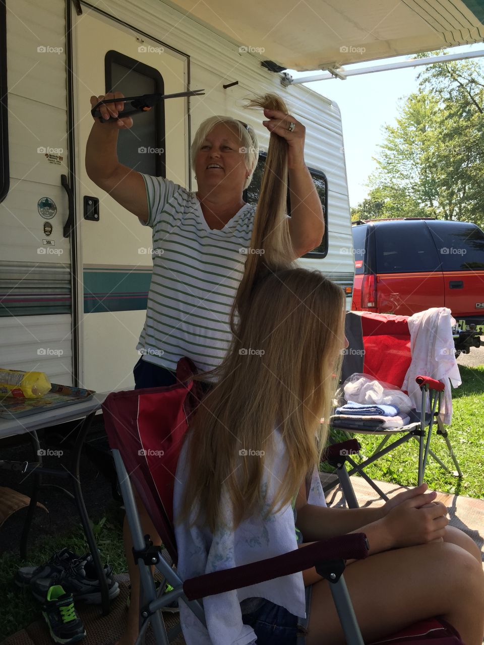 Camping Haircut