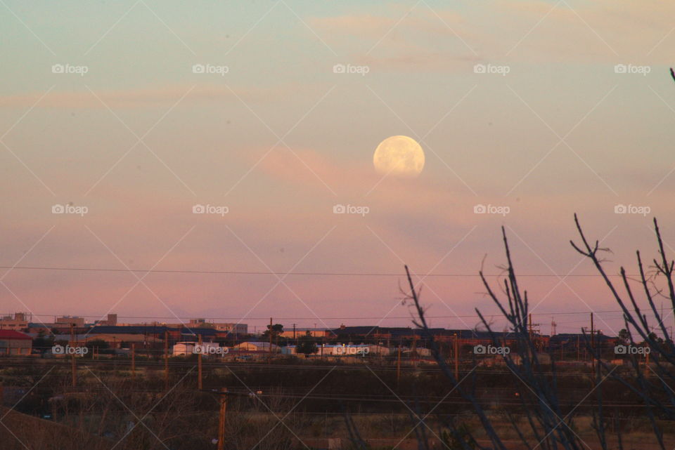 Arizona Moonset