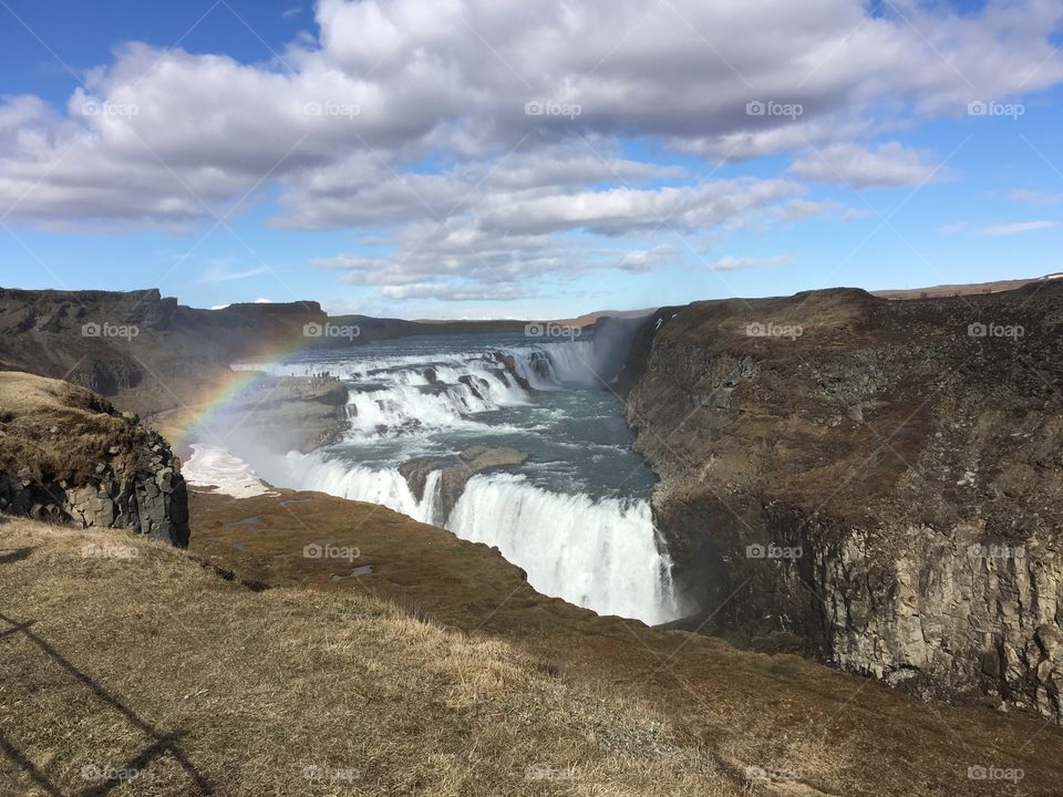 Gullfoss waterfall, Iceland 
