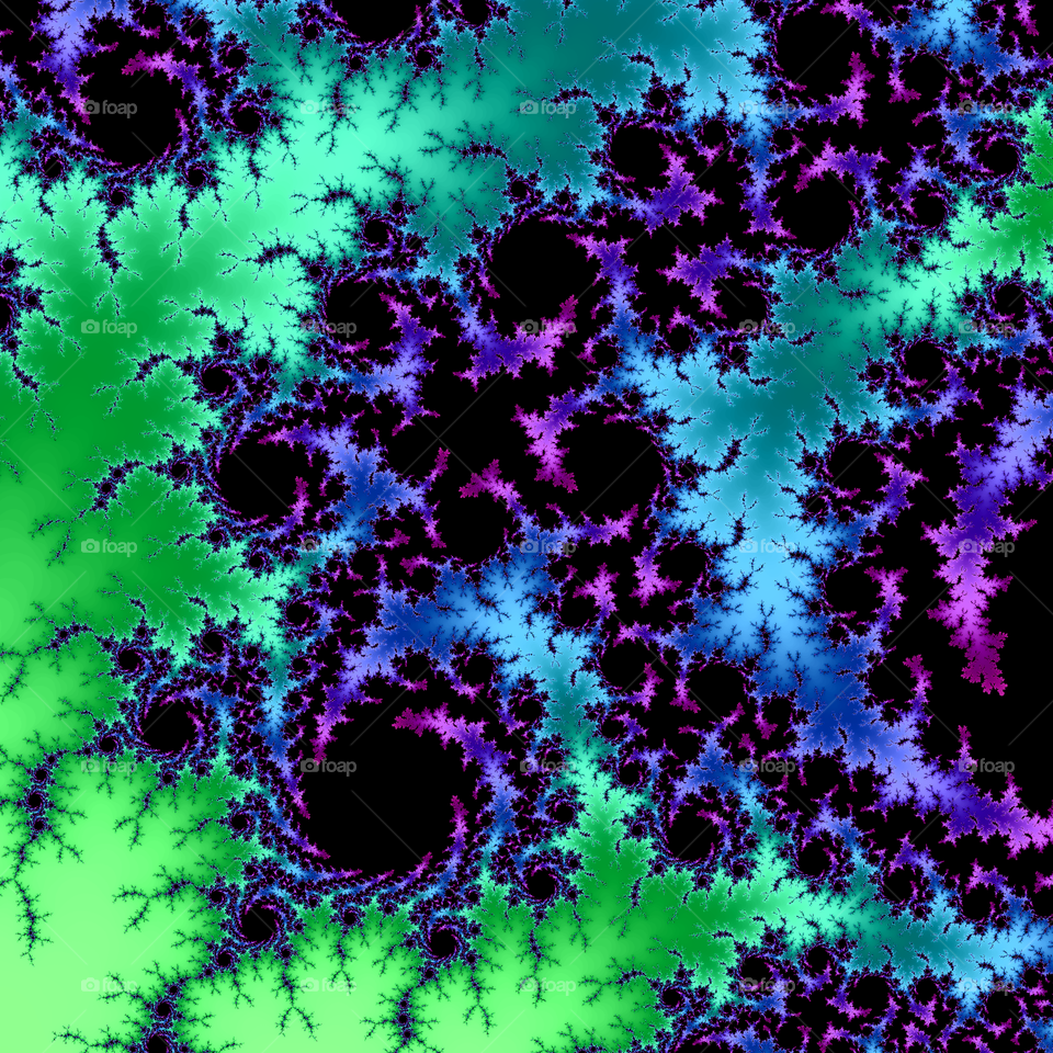 math curves. a fractal pattern