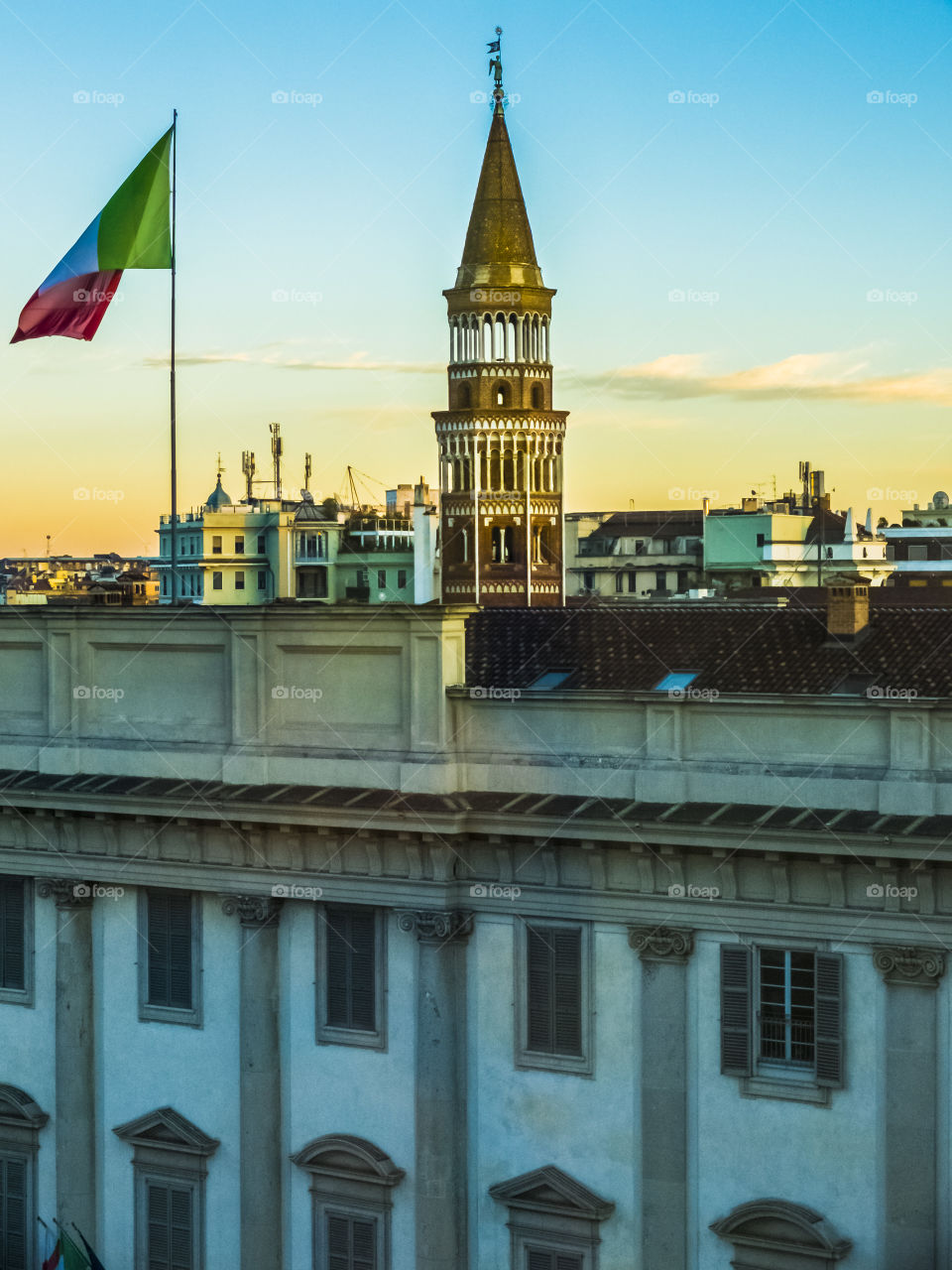 San Gottardo was built as a Ducal Chapel by Azzone Visconti in 1330, and finished in 1336, as indicated by an inscription on the walls. It was originally dedicated to the Blessed Virgin but later changed the dedication to St.Gotthard. Lombardy, Italy