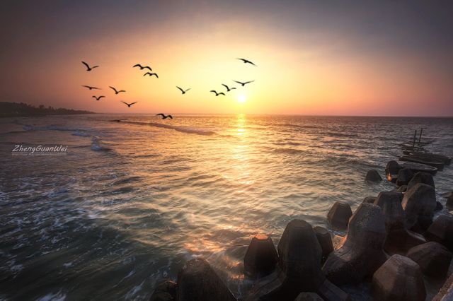 Taiwan sunsets - warm sunlight