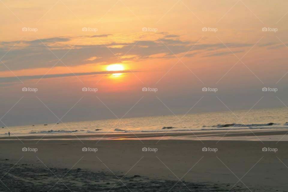 sunrise over Myrtle Beach