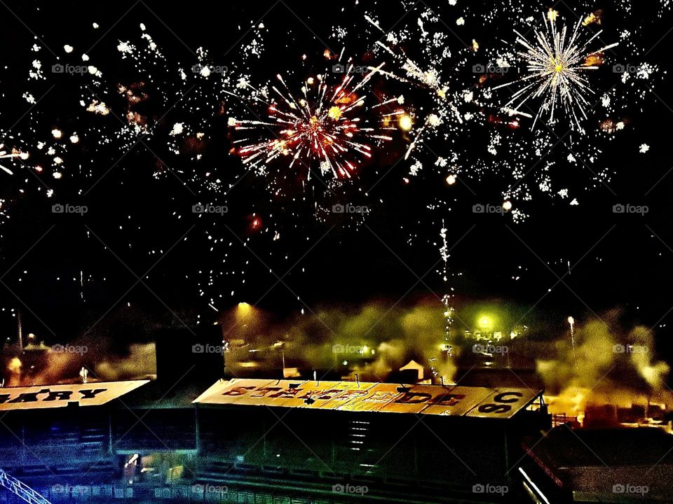 FIREWORKS AT CALGARY STAMPEDE CANADA