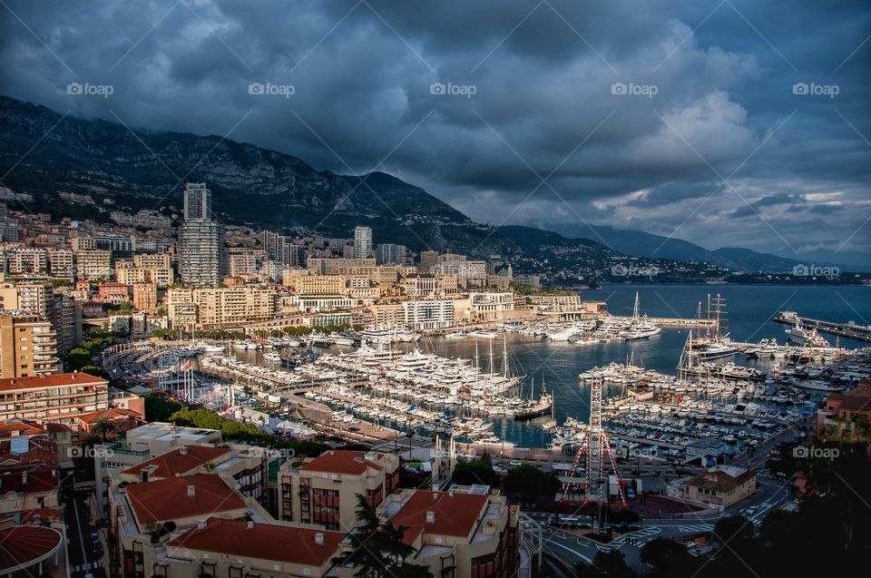 Monaco and its harbour