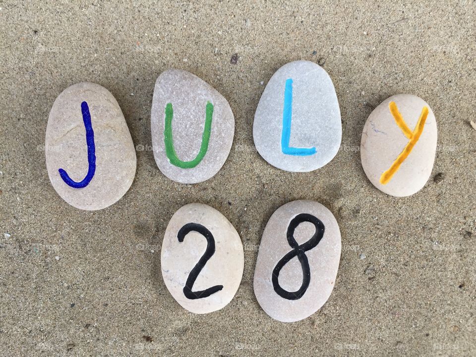 July 28 on stones 