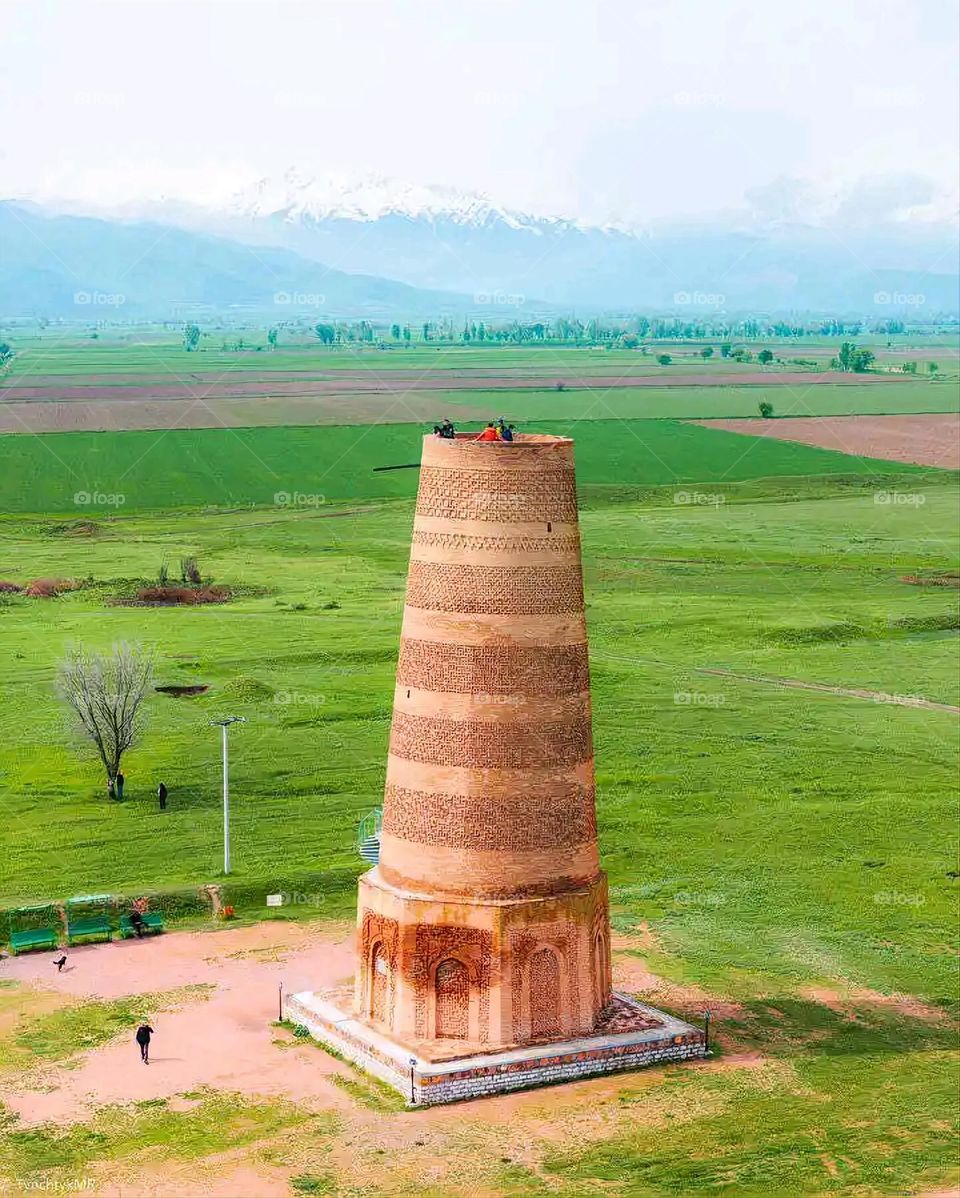 Glory be to God, the magnificent and picturesque view and the natural green trees are a view that is nothing more wonderful than it