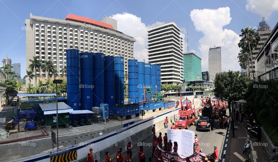 May day demonstration 