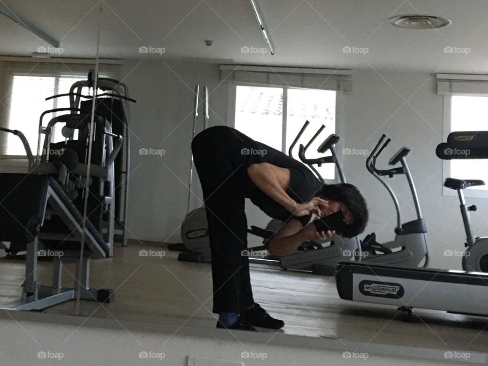 Fitness selfie