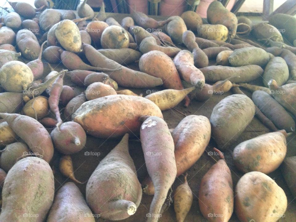 Sweet potatoes from the farm 