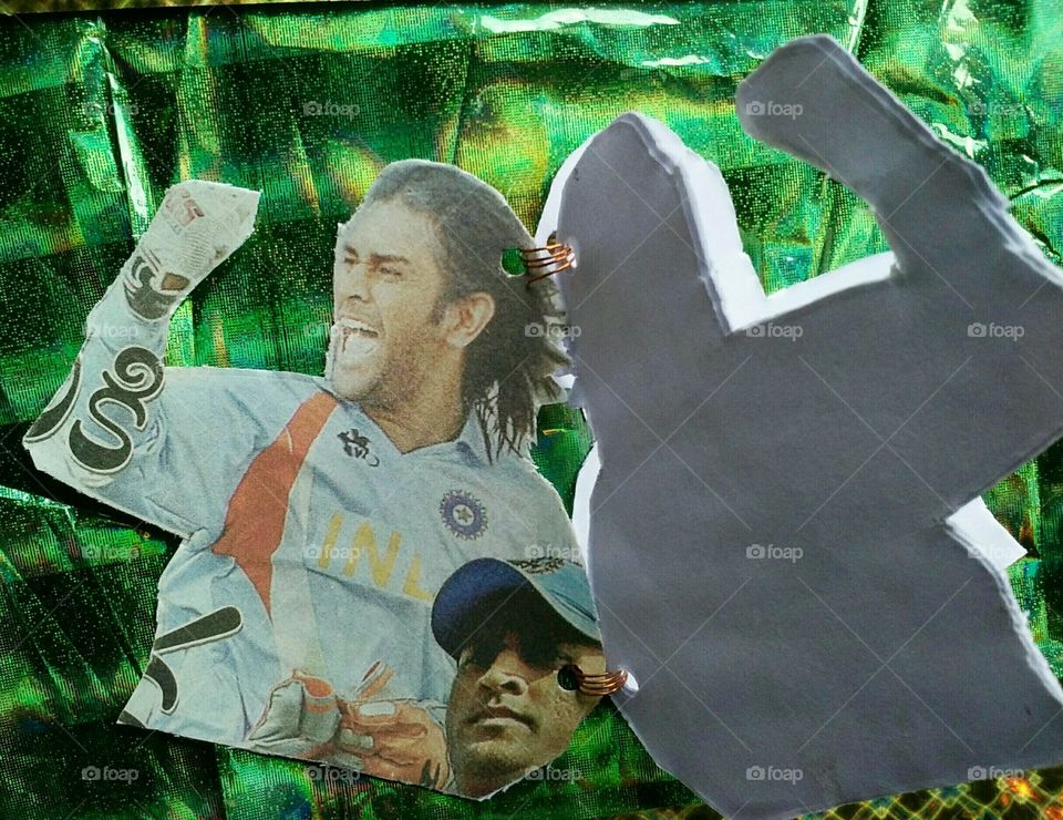 the face book of INDIAN cricketer MAHENDRA SINGH DHONI. it's the first book entire the worldwide on him.