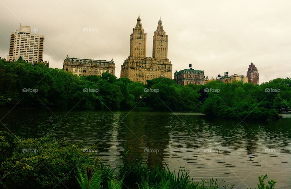 Central Park view over river