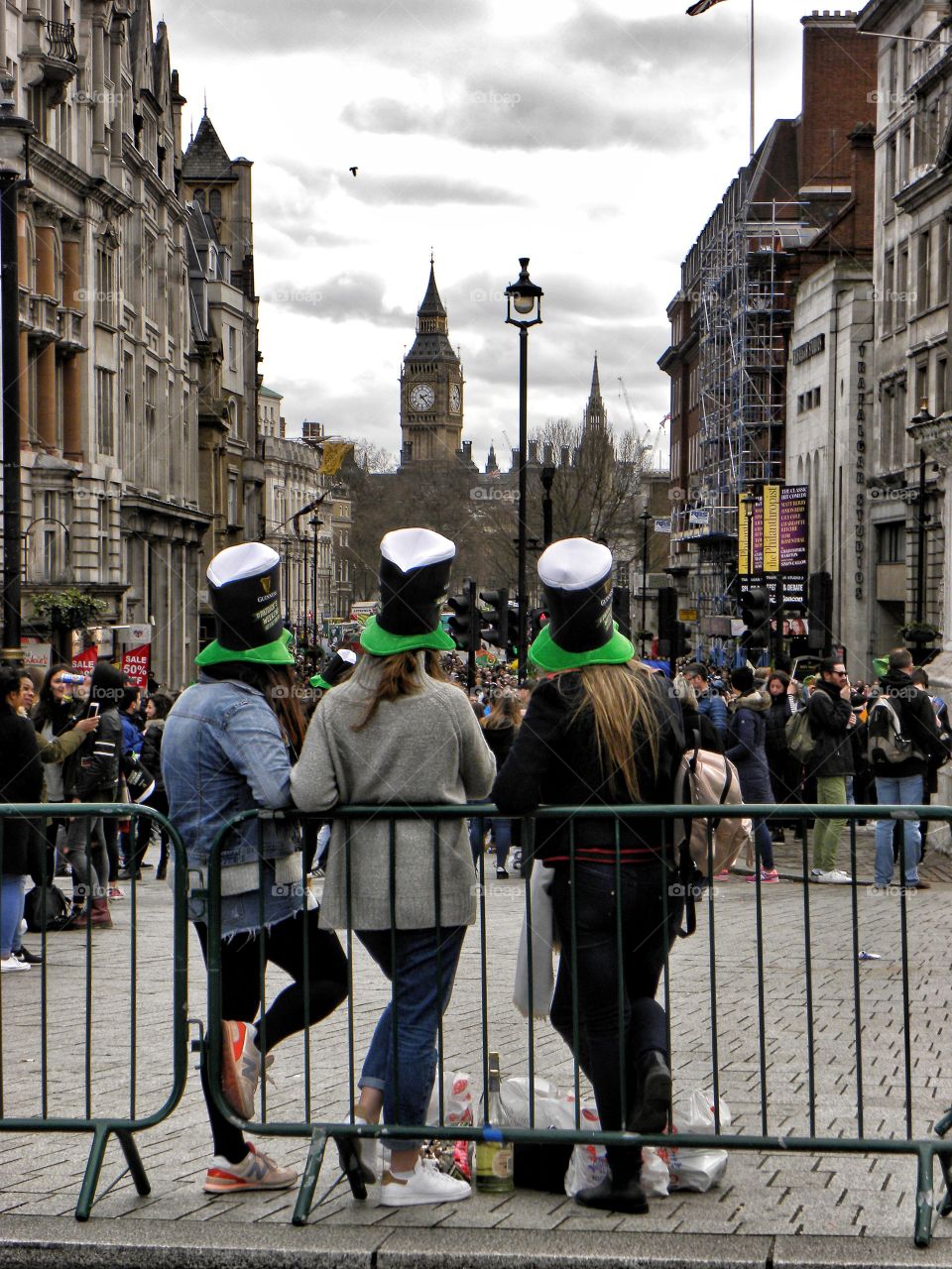 three Irish girls