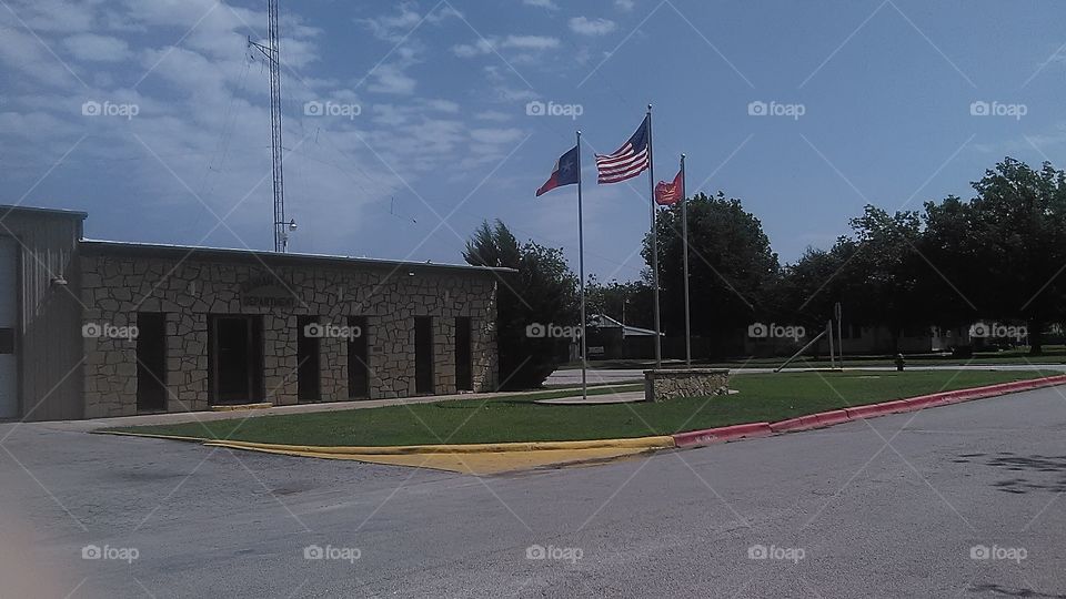 fire station. firemen of graham tx fight fires