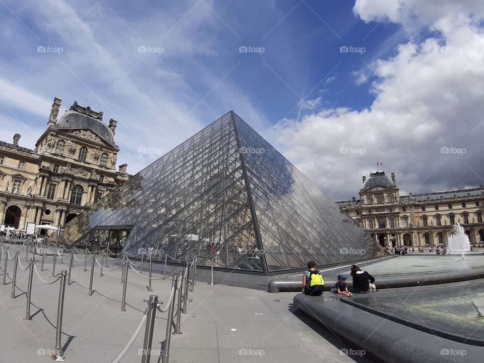 Pyramid and reflection