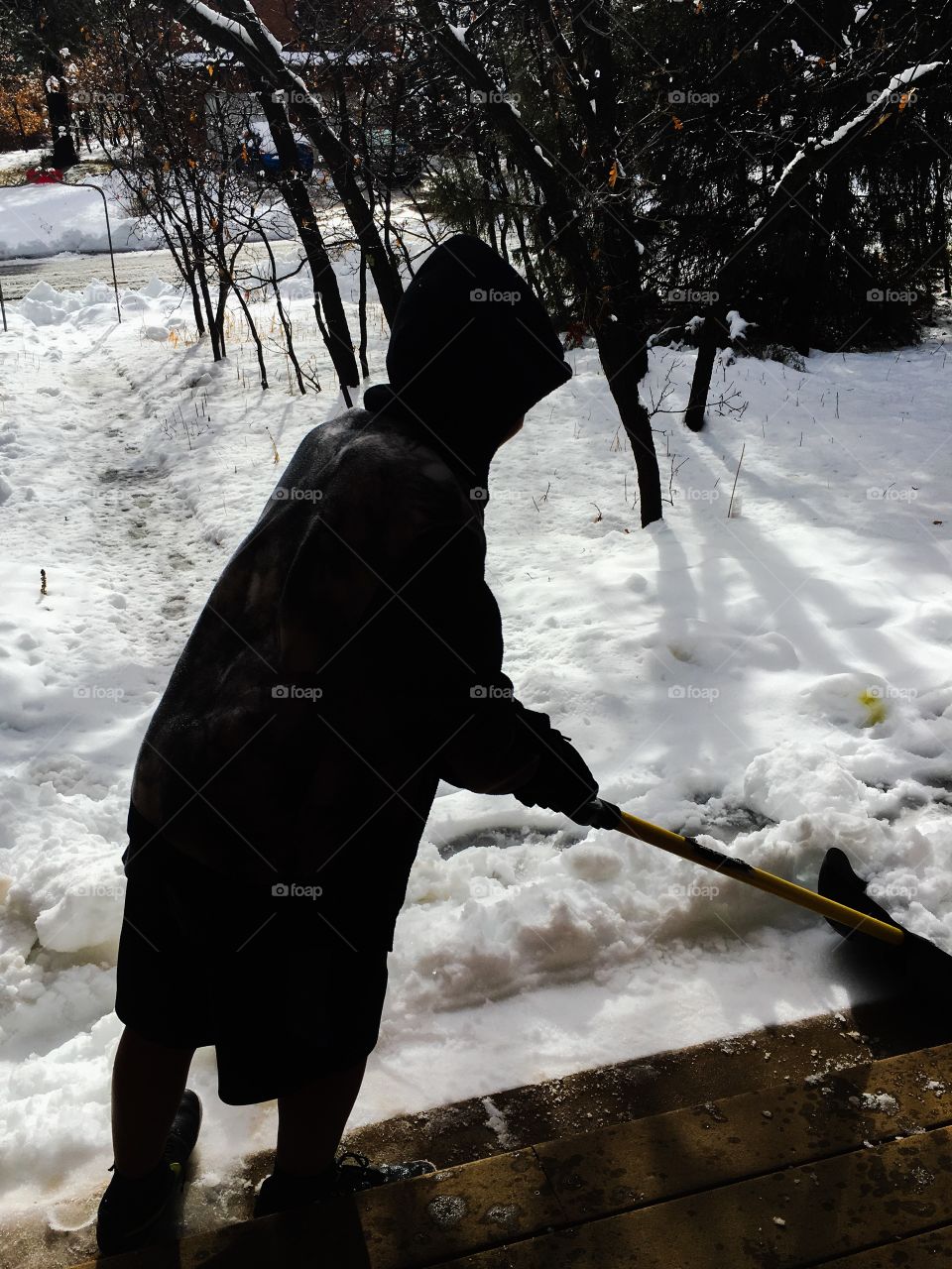 Shoveling