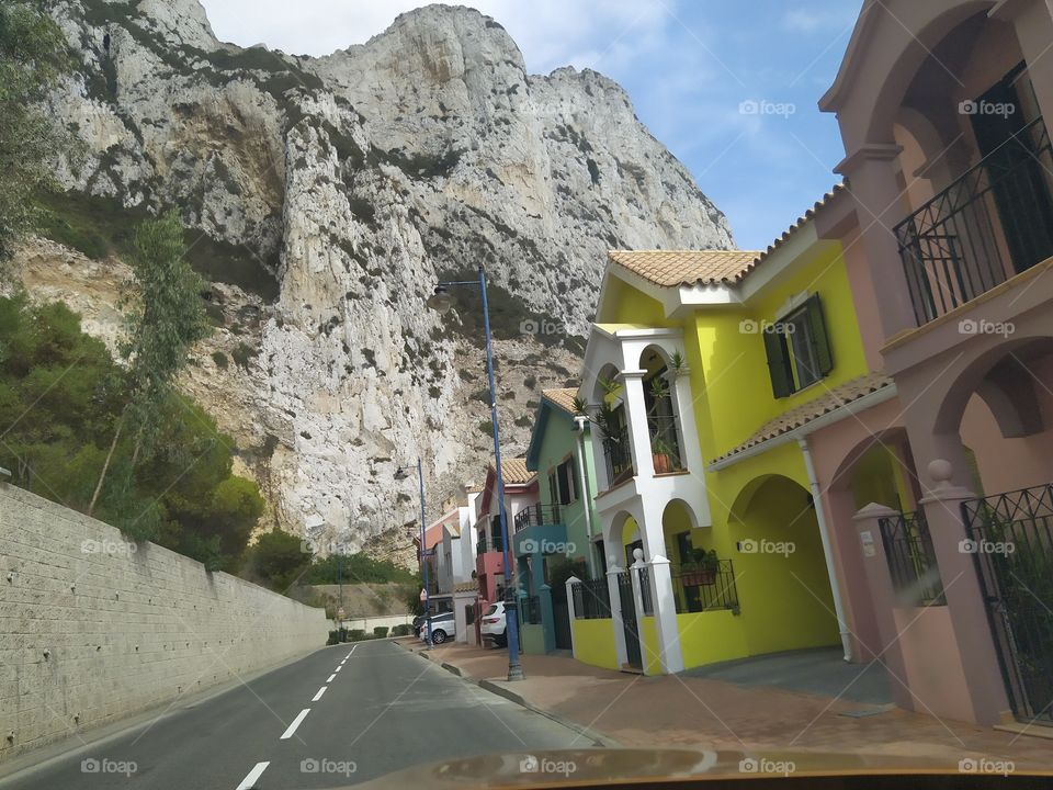 The rock and houses