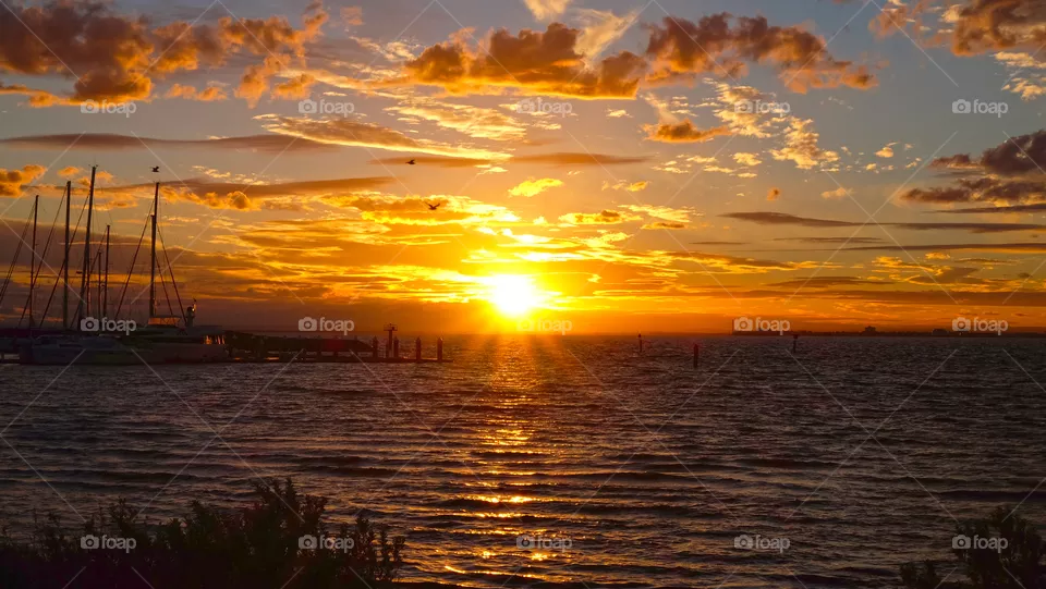 Sunset glow