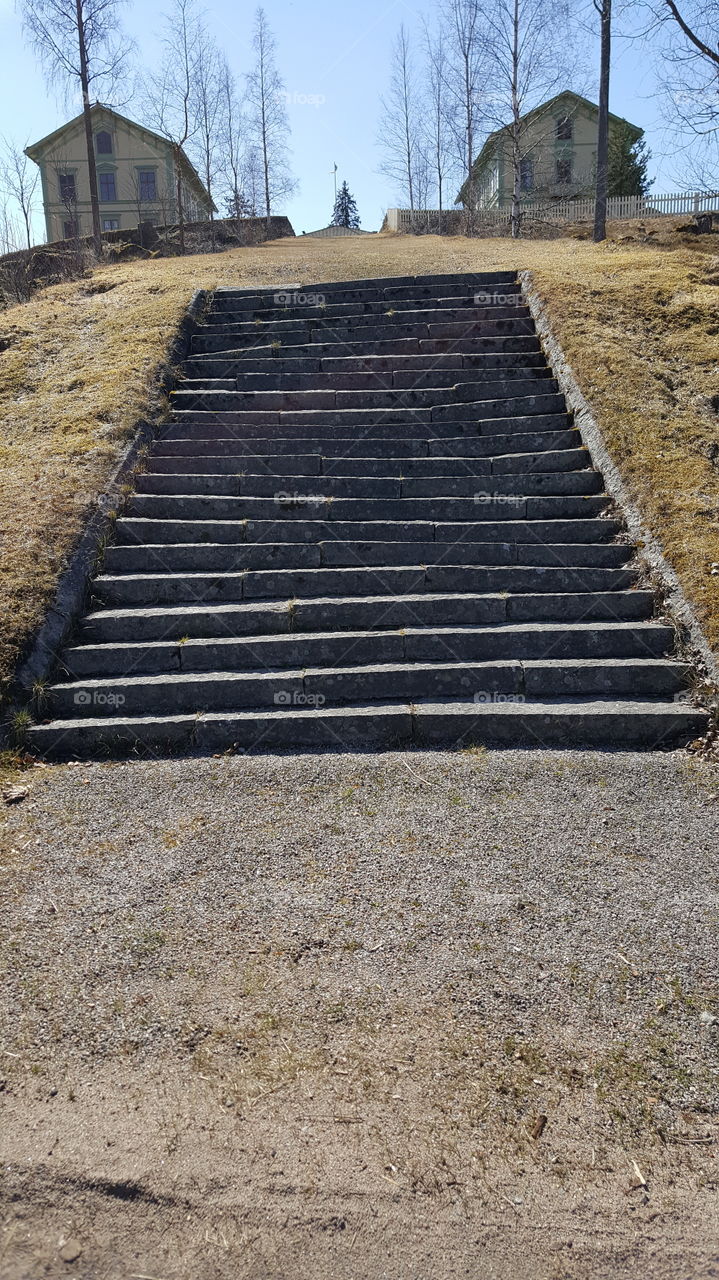 old steps