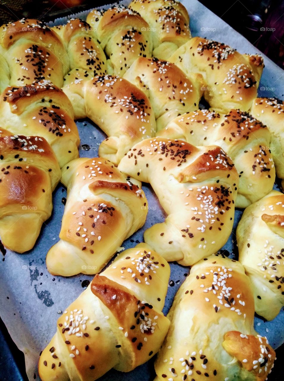 Delicious croissants