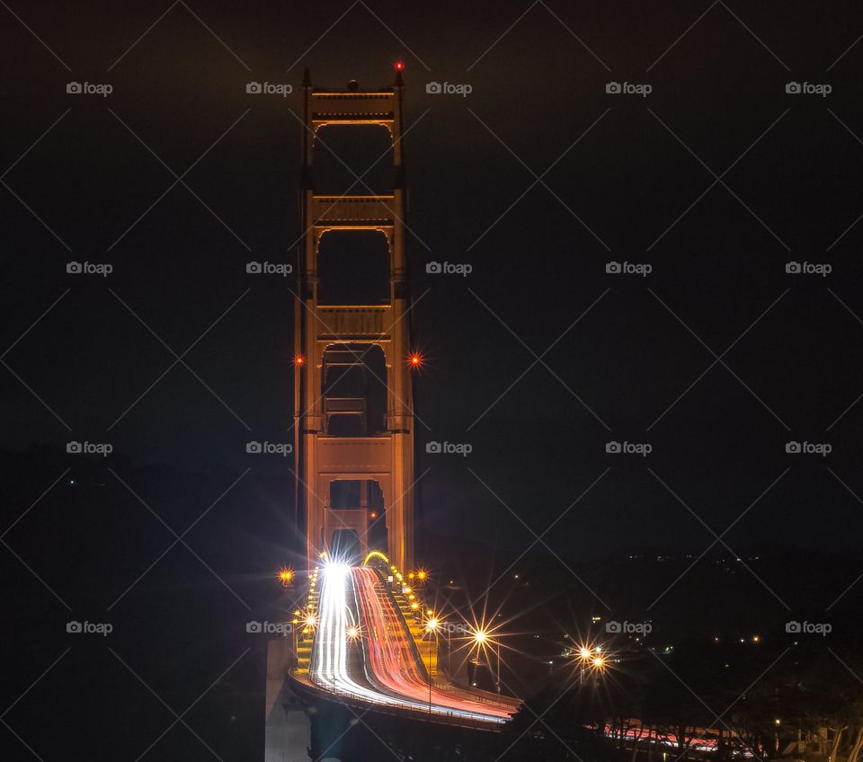 Golden Gate Bridge Night Photography 