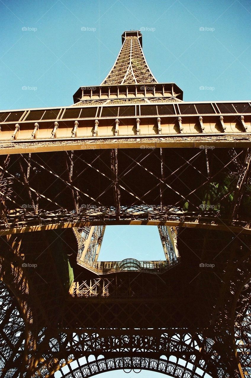 Eiffel Tower from Below, Paris, France