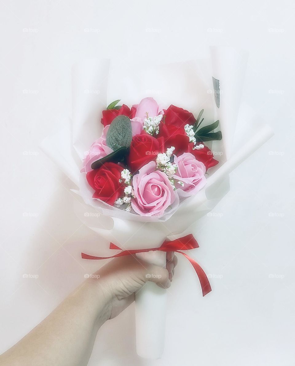 DIY and Crafts: flower arrangements and making bouquets from leftover and/or recycled materials 