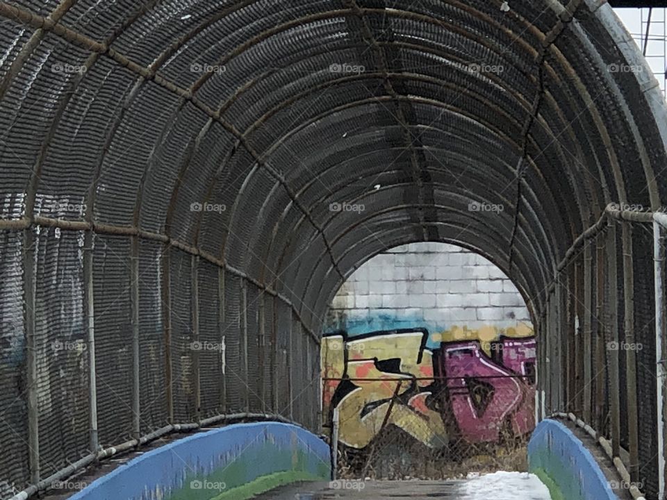 Abandoned Rail Yard Graffiti Indianapolis