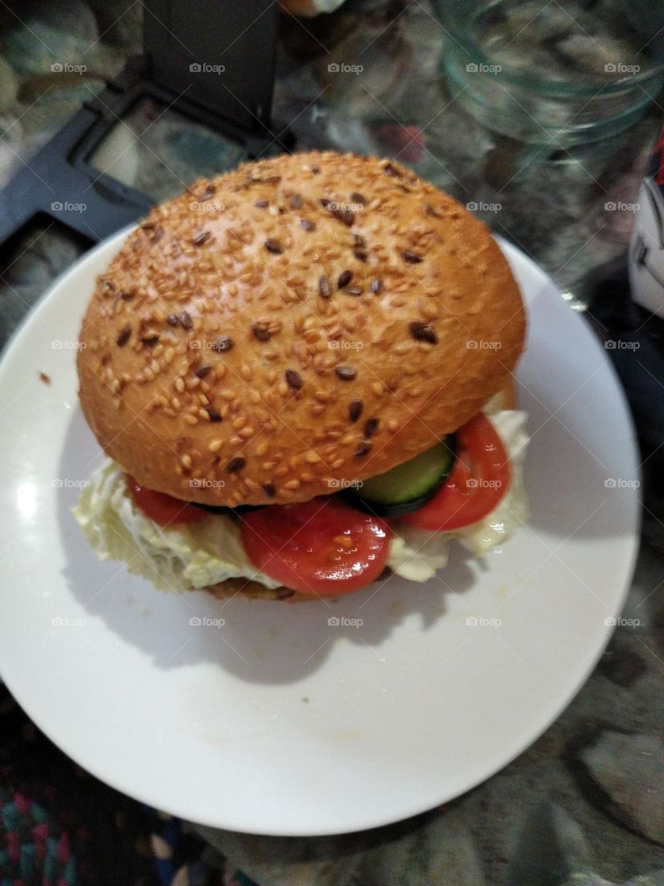 Home cooking. Hamburger.