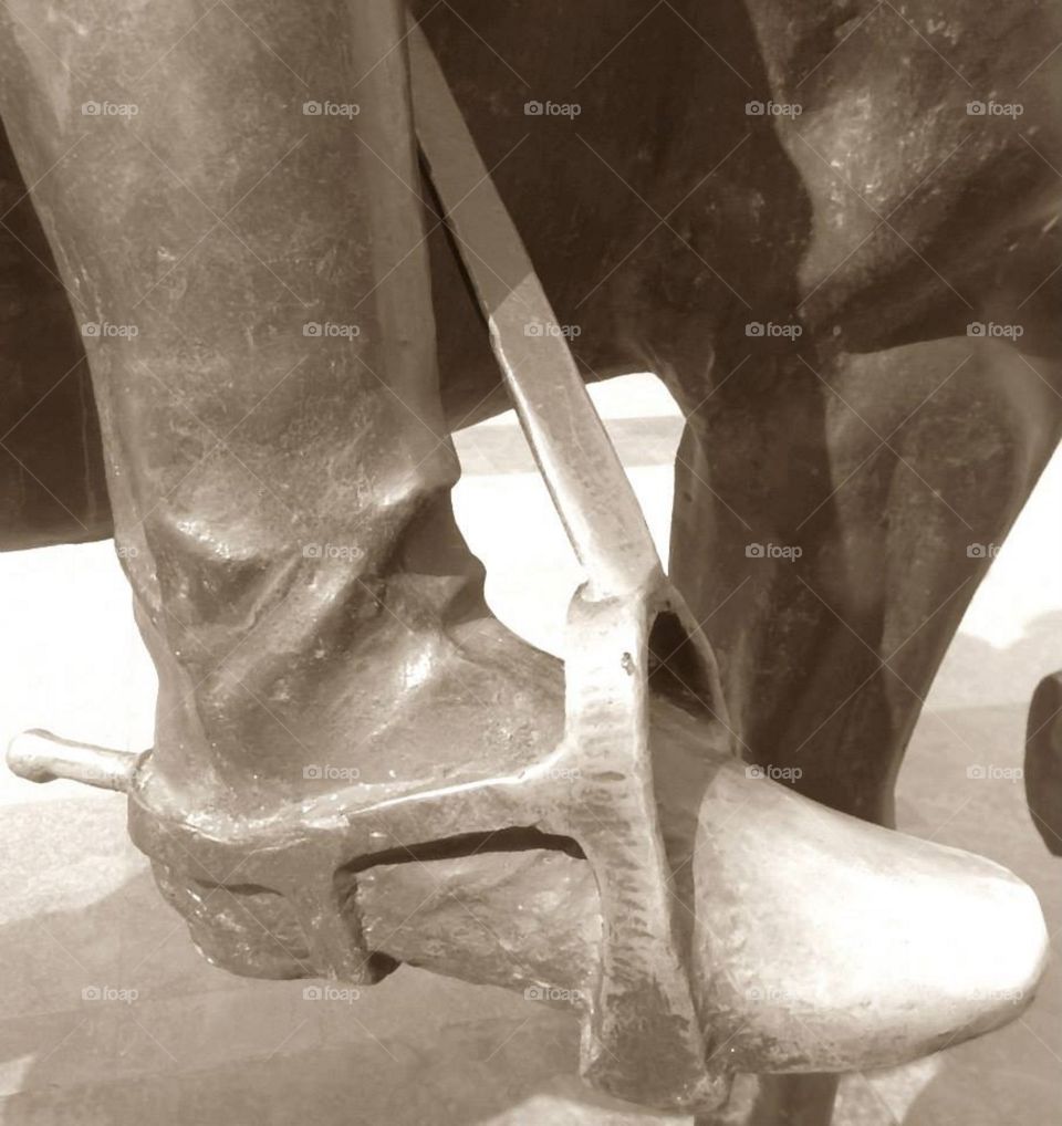 Statue of Boot and Stirrup