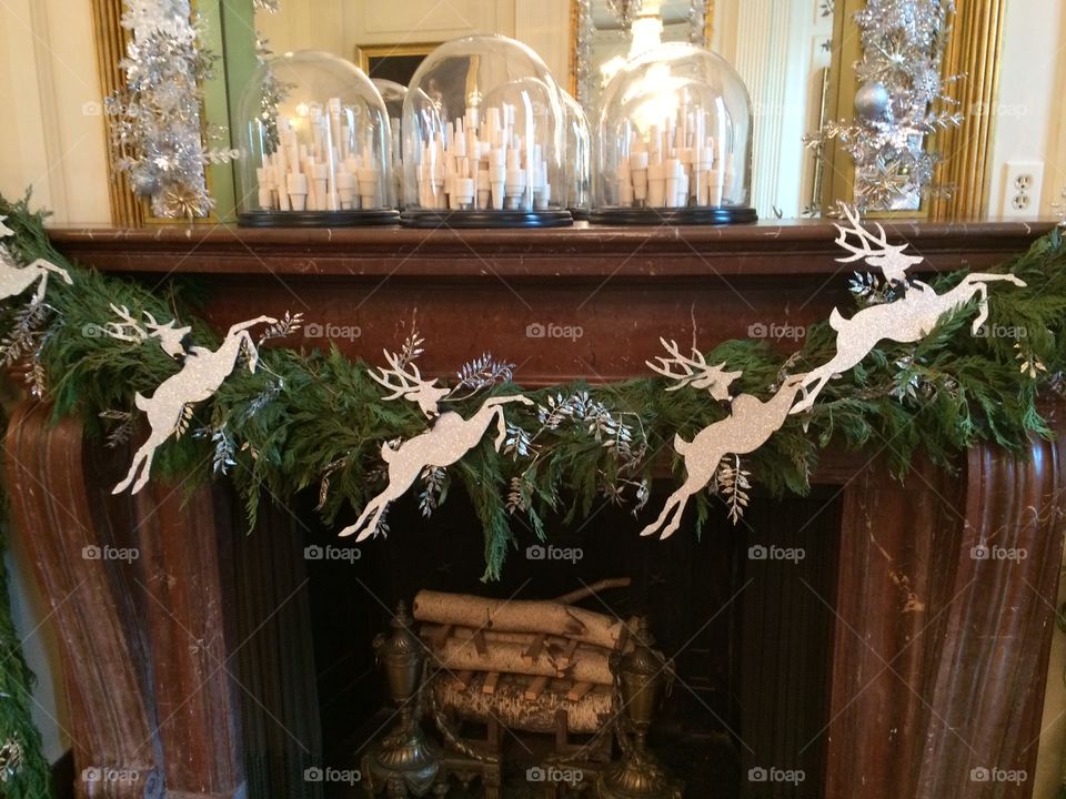 Reindeer Christmas decorations White House 