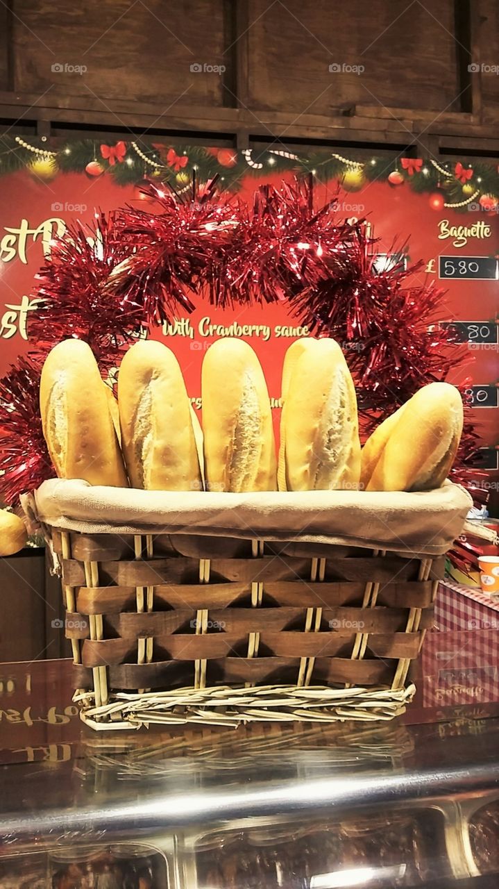 Baguettes in a Basket 