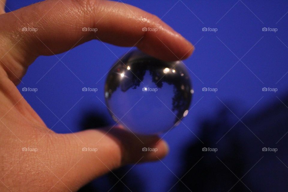 A glass ball